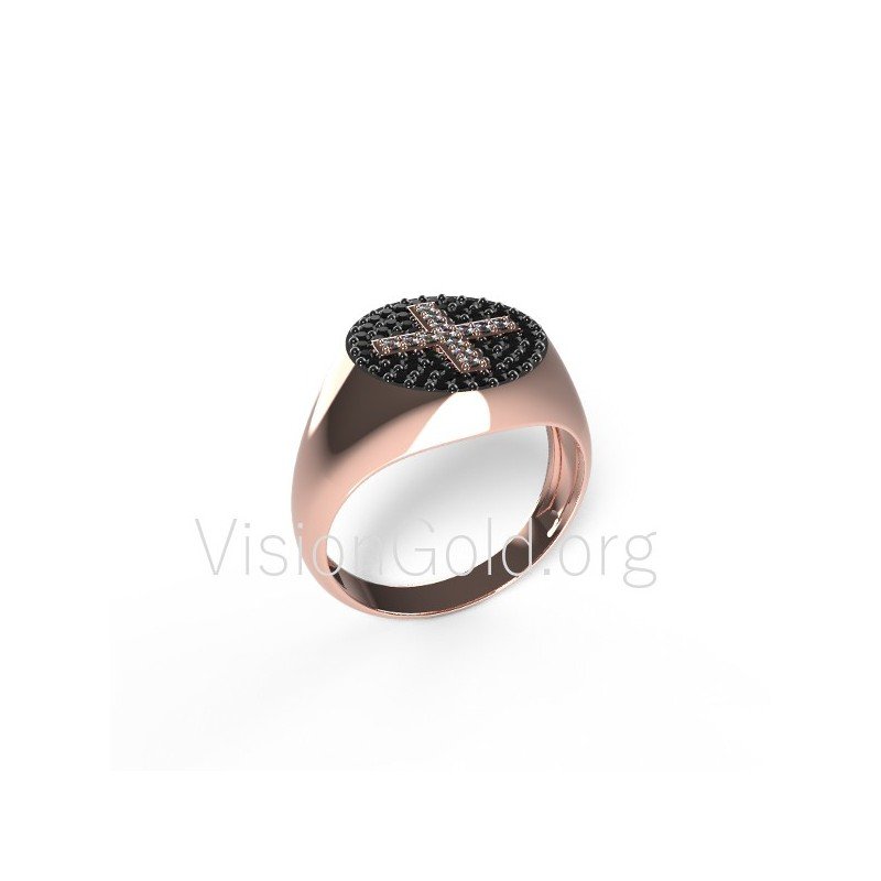 Anillo de mujer Cruz 0472