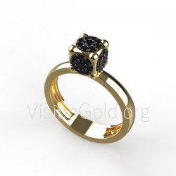 Handgefertigter Goldring 0475