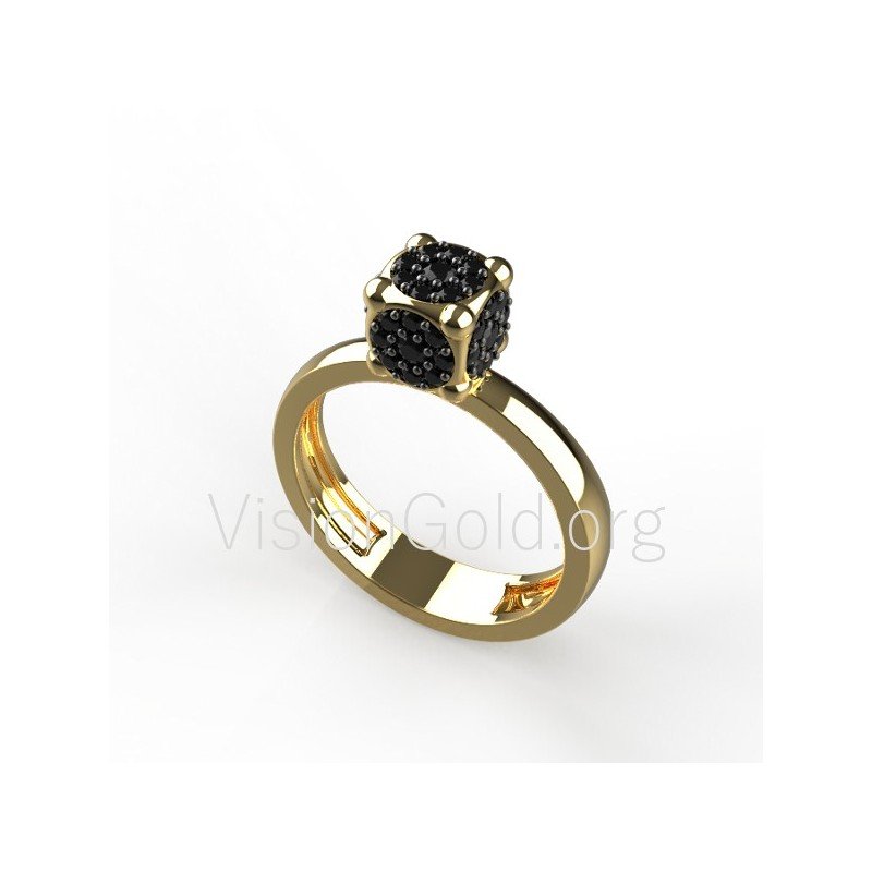 Handgefertigter Goldring 0475