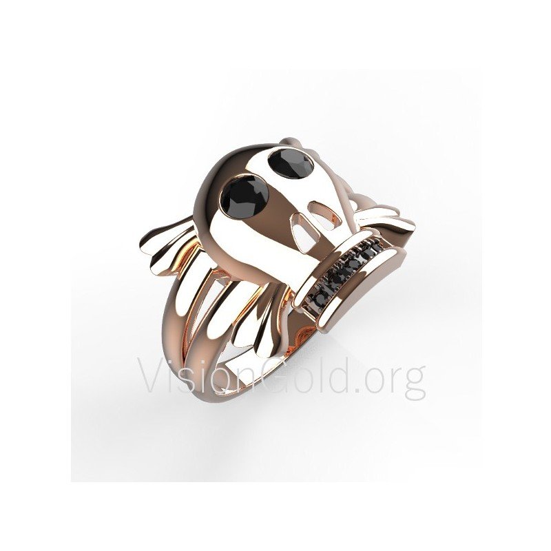 Anillo mujer calavera 0478