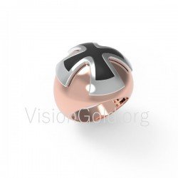 Anillo de mujer con esmalte 0483