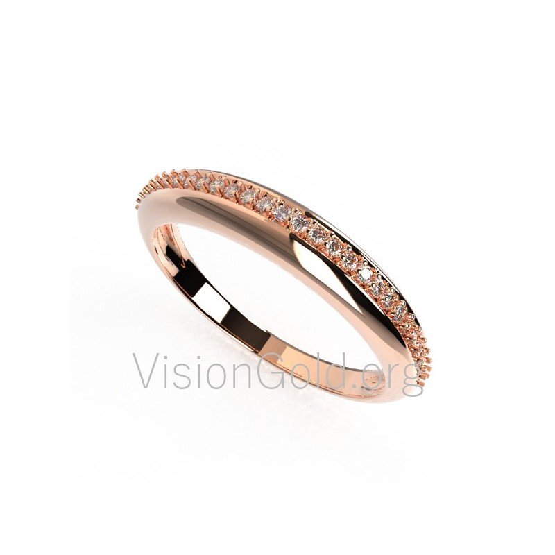 Λευκόχρυσο γυναικείο δαχτυλίδι 0493