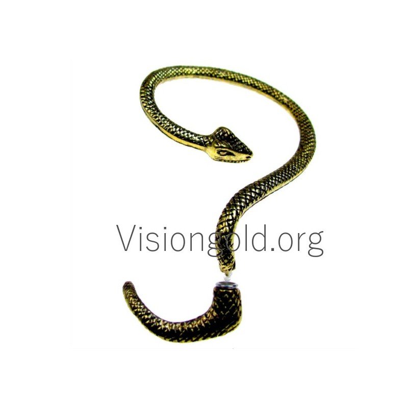 Pendiente Serpiente susurrante 0077