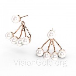 Ασημένια σκουλαρίκια φθηνά 0041