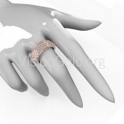 Δαχτυλίδι Βέρα με πέτρες 0497