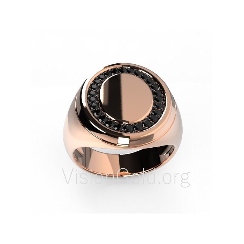 Damen Chevalier Ring,Rose Gold Chevalier,Chevalier Ringe,Gold