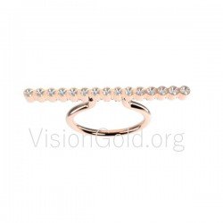 Anillo de moda, anillos de plata económicos, anillos de plata con piedras semipreciosas 0504
