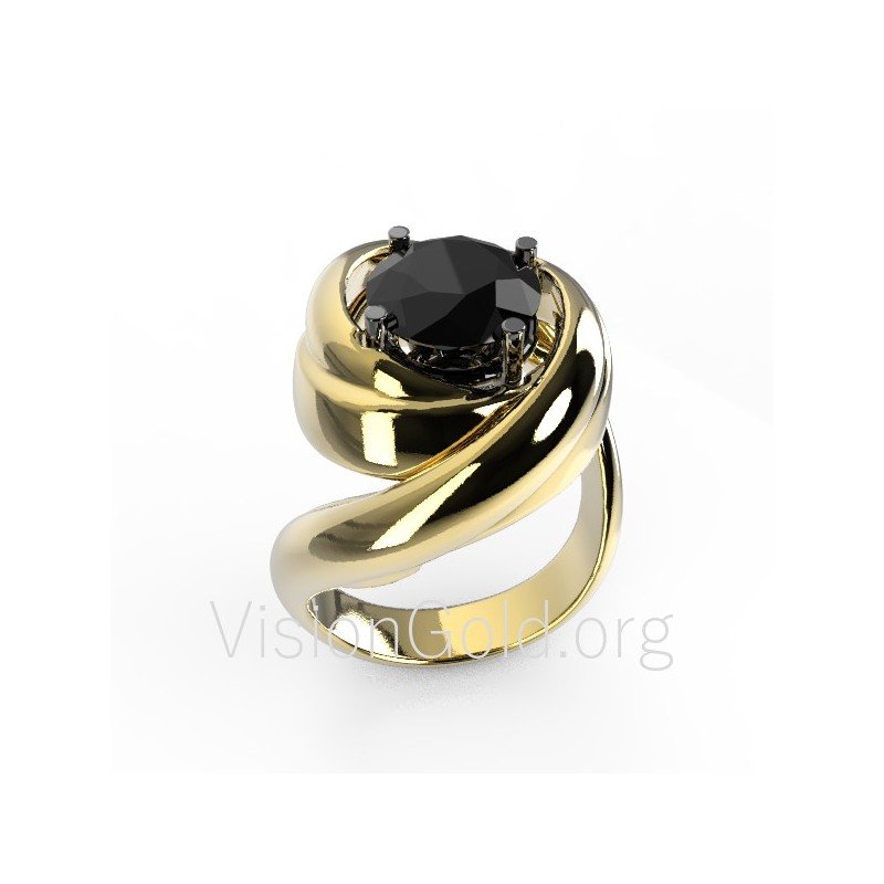 Ring für Frauen, silberner Scrooge-Ring, silberner Goldring 0515