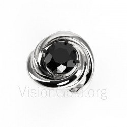Ring für Frauen, silberner Scrooge-Ring, silberner Goldring 0515