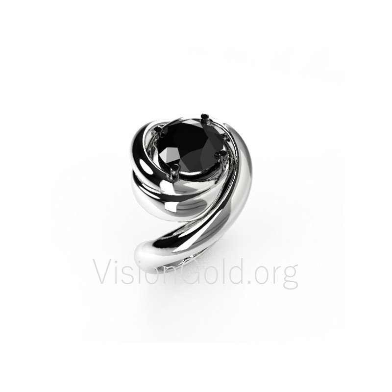 Ring für Frauen, silberner Scrooge-Ring, silberner Goldring 0515