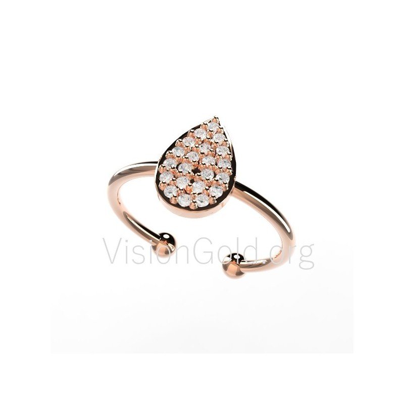 Δαχτυλίδι δάκρυ 0520