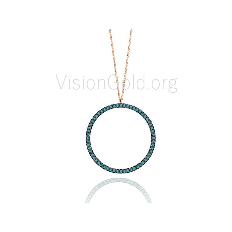 Collar círculo moderno 0068
