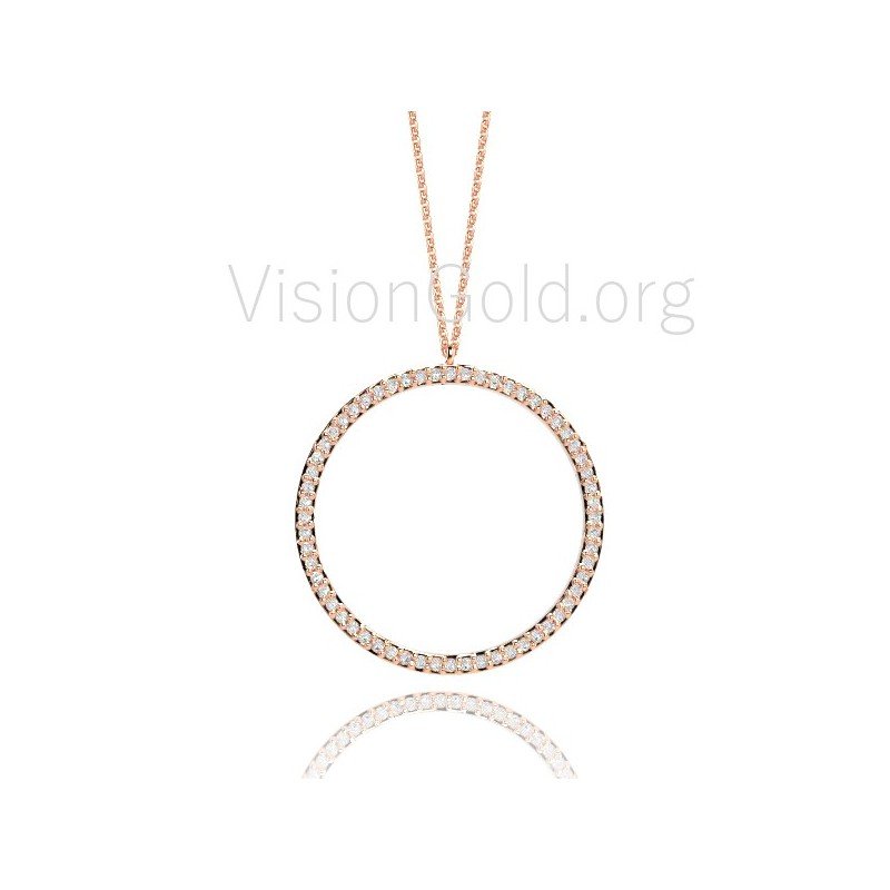 Μοντέρνο κολιέ κύκλος 0068