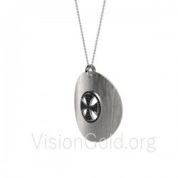 Modische Halskette mit Kreuz 0304
