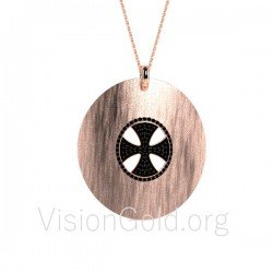 Collar de moda con cruz 0304