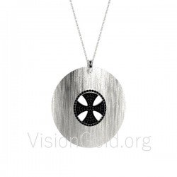 Collar de moda con cruz 0304