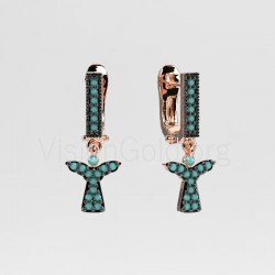 Παιδικά σκουλαρίκια αγγελάκια 0082