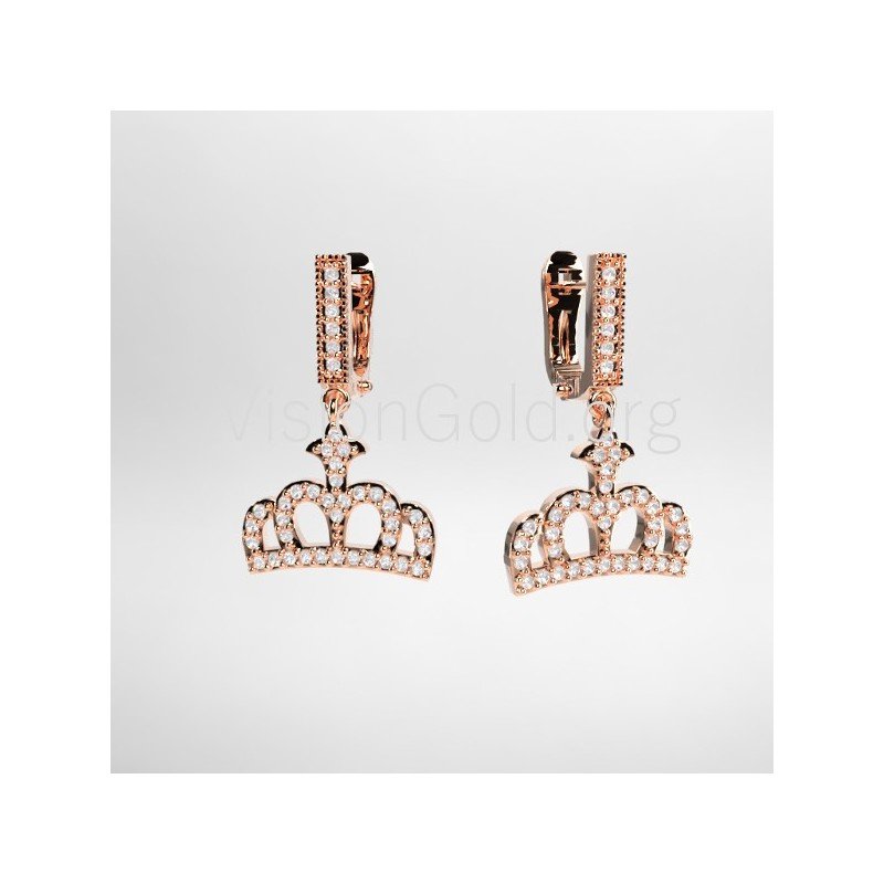 Pendientes corona 0083