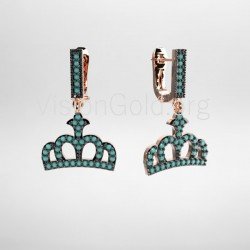 Pendientes corona 0083