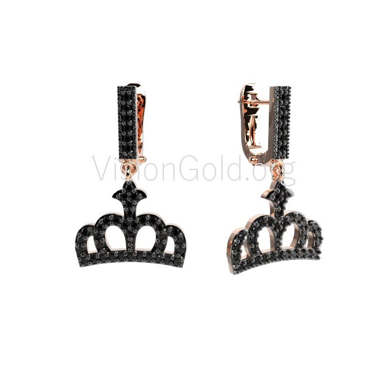 Pendientes corona 0083