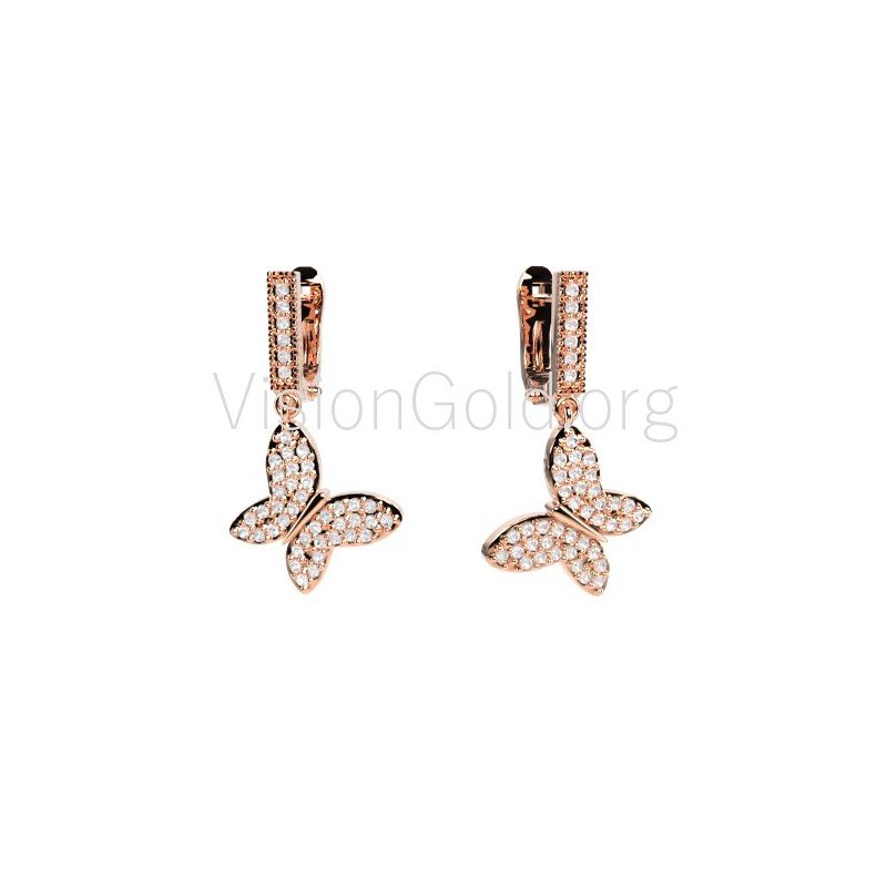 Pendientes mariposa 0086