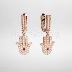 Γυναικεία σκουλαρίκια φατίμα 0087