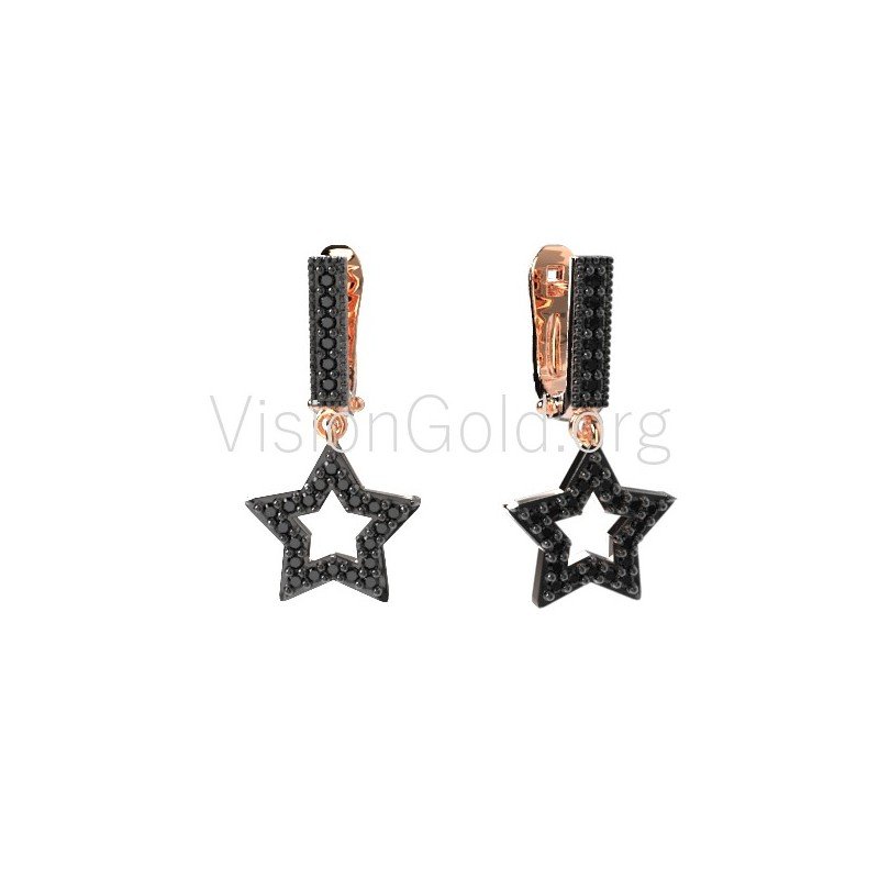 Pendientes estrella 0090