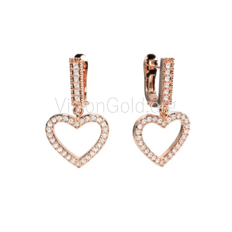 Σκουλαρίκια καρδιές 0092