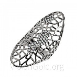 Πανεμορφο Fashion Γυναικειο Δαχτυλιδι Σε Ασημι 925 Η Χρυσο Κ14