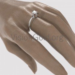 Anillos de una sola piedra 0005