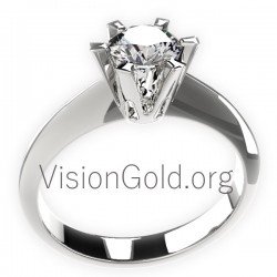 anillos de compromiso de diamantes de oro para mujer 0047