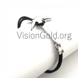 Ανδρικό βραχιόλι άγκυρα 0009