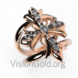 Cross Ring Jewelry In Sterling Silver|LIMITED EDITION 0023