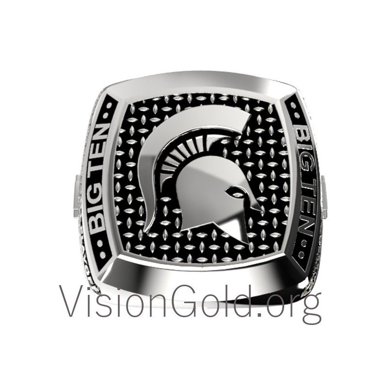 Ανδρικό Δαχτυλίδι Κολεγιακού Τύπου 0020