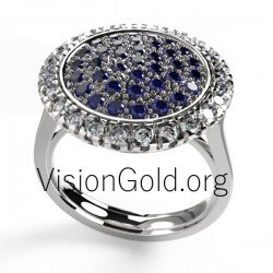 Женское кольцо с бриллиантами 0067