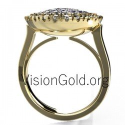 Женское кольцо с бриллиантами 0067