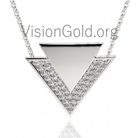 Silver fashion necklace 0311