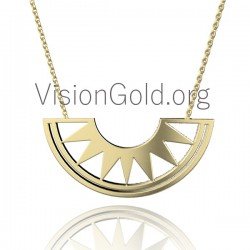 Silber Halskette Sun - Silberschmuck für Verliebte Sun 0315