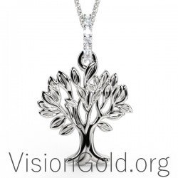 Χρυσό κολιέ το δέντρο της ζωής 0205