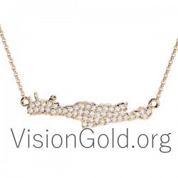 Χρυσό κολιέ Κρήτη 0201