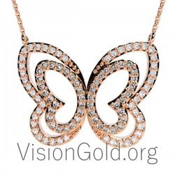 Dainty Butterfly Necklace 0106