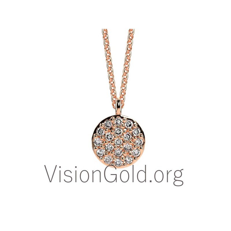 Fashion Jewelry Gold Silver Color Cute Zircon Choker Necklace