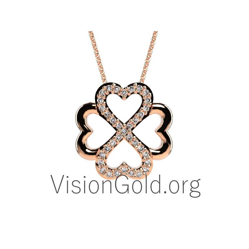 Κολιέ άπειρο καρδιές 0112