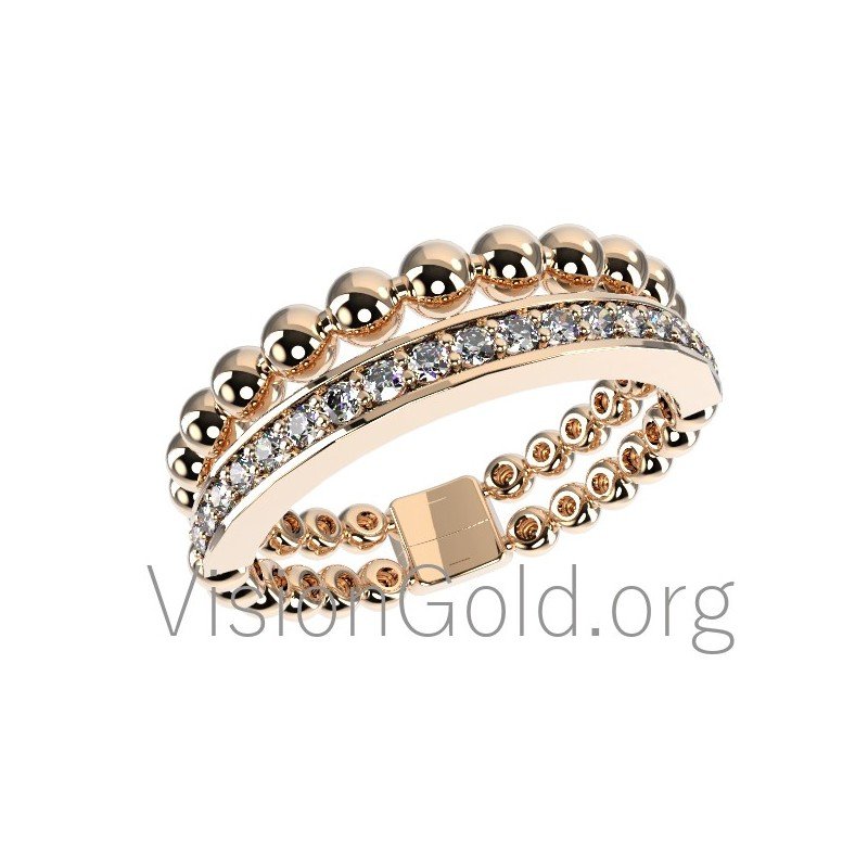 Γυναικείο Δαχτυλίδι με διαμάντια 0527