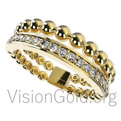 Женское кольцо с бриллиантом 0527