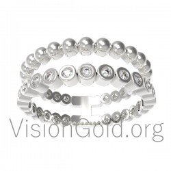 Μοντέρνο Δαχτυλίδι με διαμάντια 0528