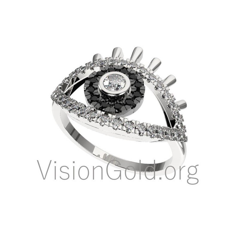 Кольцо для глаз с бриллиантами 0530