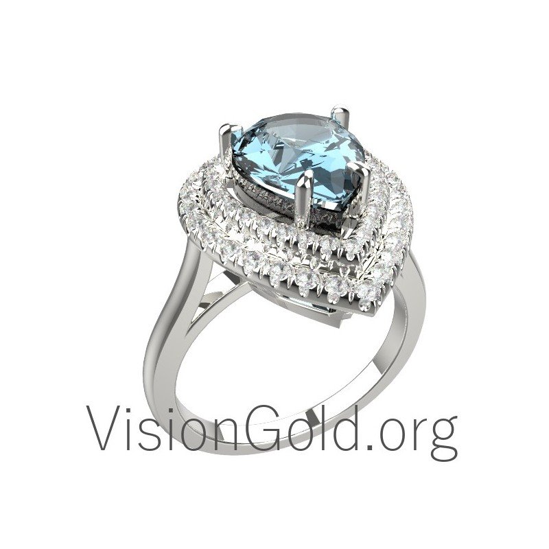 Aquamarine Ring & Jewelry 0448