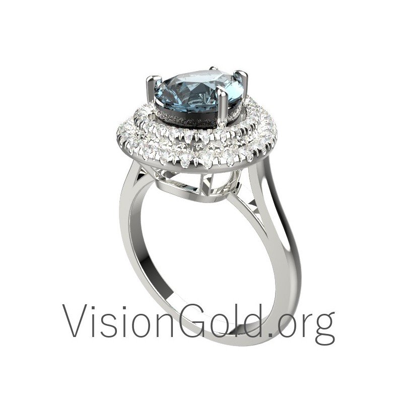 Aquamarin - Aquamarin-Ring 0448