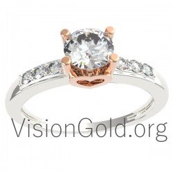 Μονόπετρo δαχτυλίδι αρραβώνα & γάμου 0248